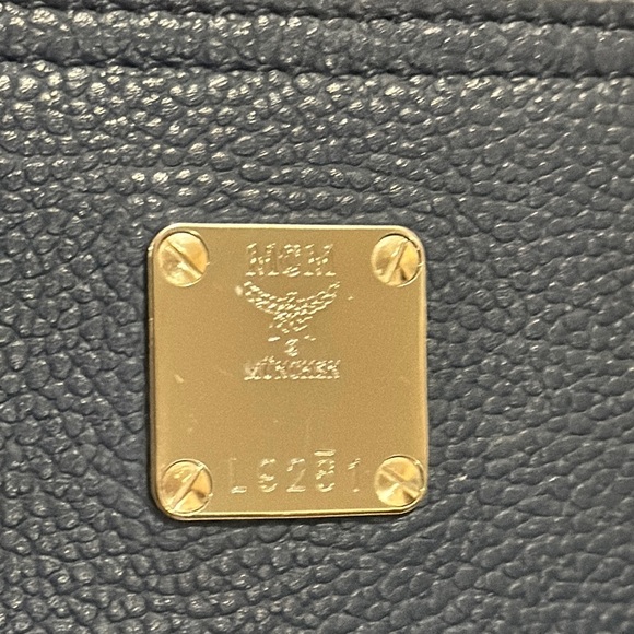 MCM Blue Structured Tote Bag - Picture 2 of 15